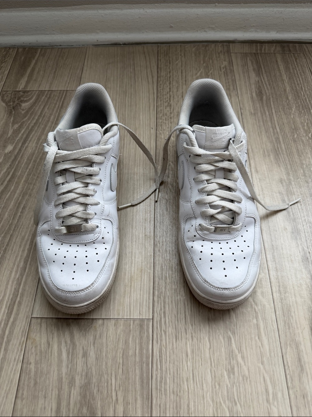 Well loved Nike Air Force 1s